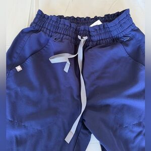 Figs Navy Blue Jogger Scrub Pants